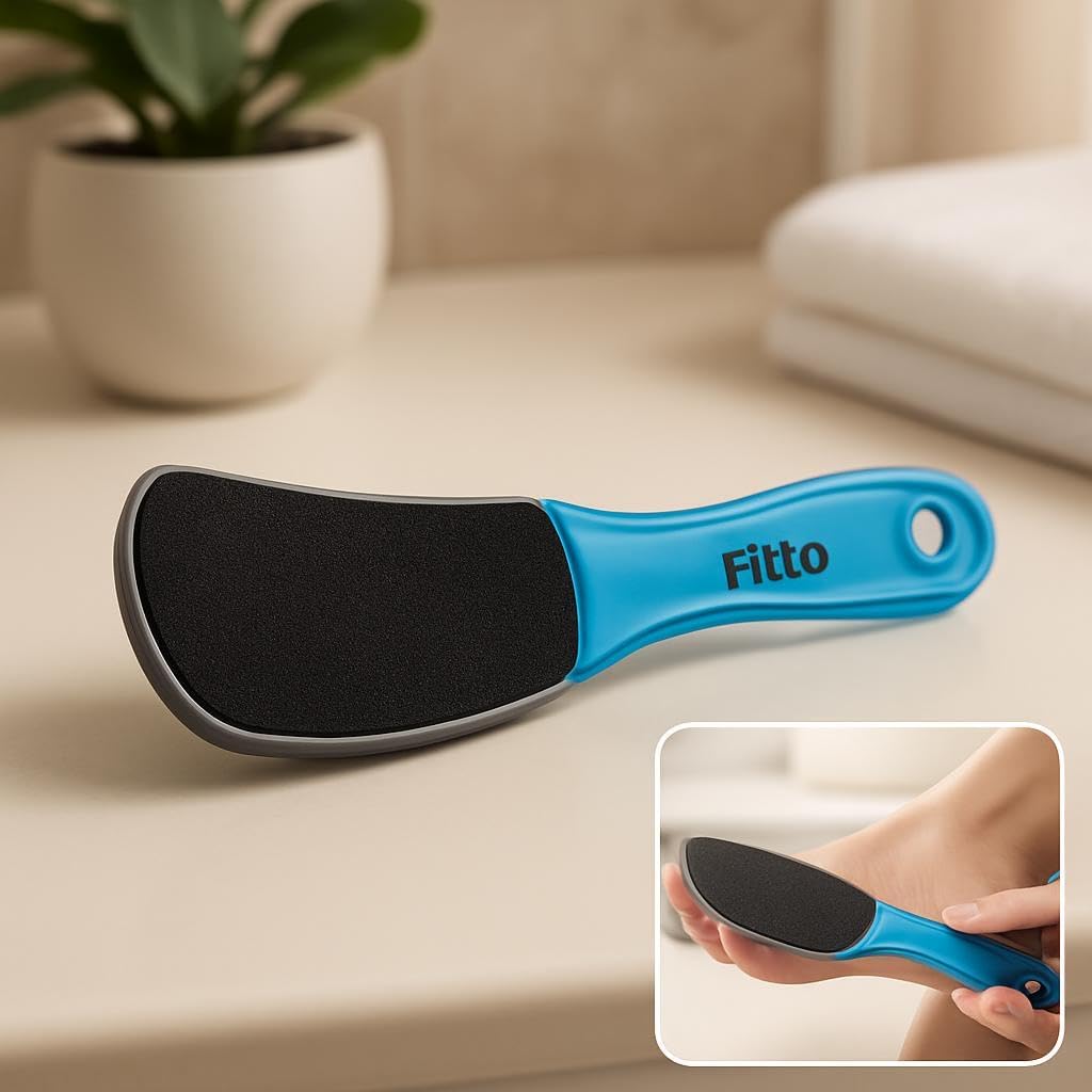 Curved Double Sided Foot Callus File Remover for Exfoliating Dead Skin