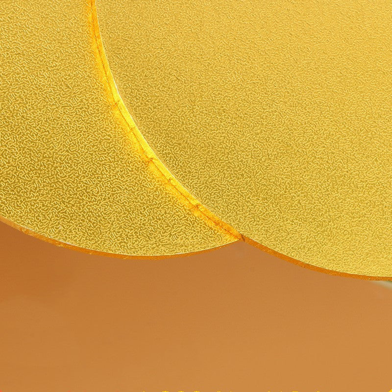 Gold Circular Eco-Friendly Coasters - Sustainable & Stylish