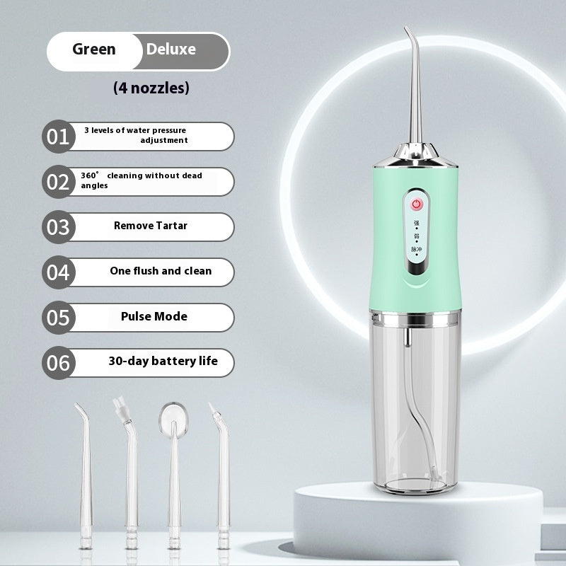 Eco-Friendly Portable Water Flosser for Sustainable Oral Care