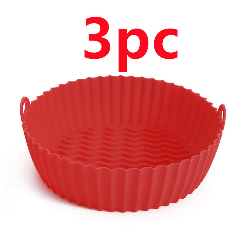 Eco-Friendly Silicone Baking Tray for Air Fryers - Reusable & Durable