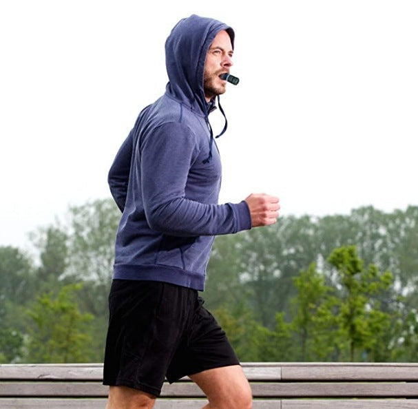 Breathing Trainer Respirator Mouthpiece for Enhanced Lung Capacity