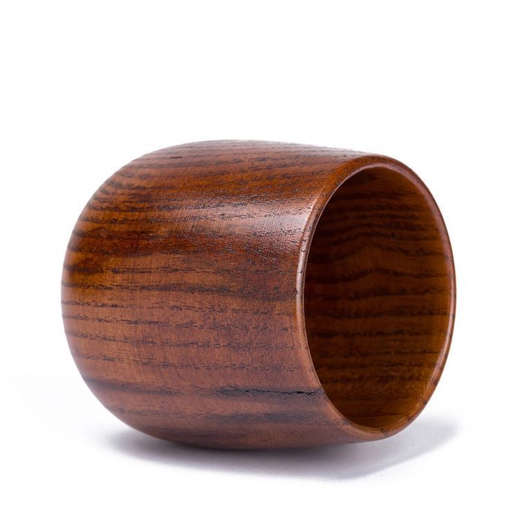 Eco-Friendly Wooden Drinking Cup - Sustainable, Durable, Plastic-Free