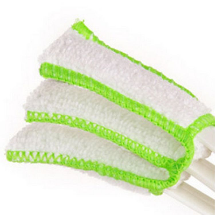 Dual-Ended Eco-Friendly Cleaning Brush and Microfiber Duster