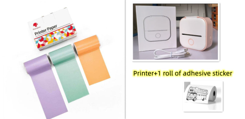 Compact Eco-Friendly Portable Label Printer for Home Organization