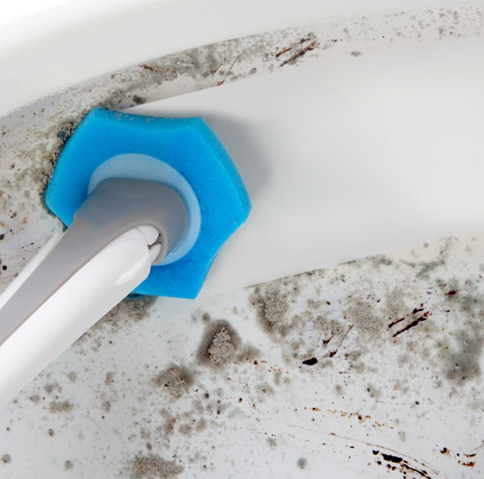 Eco-Friendly Toilet Brush with Holder & Cleaning Tablets