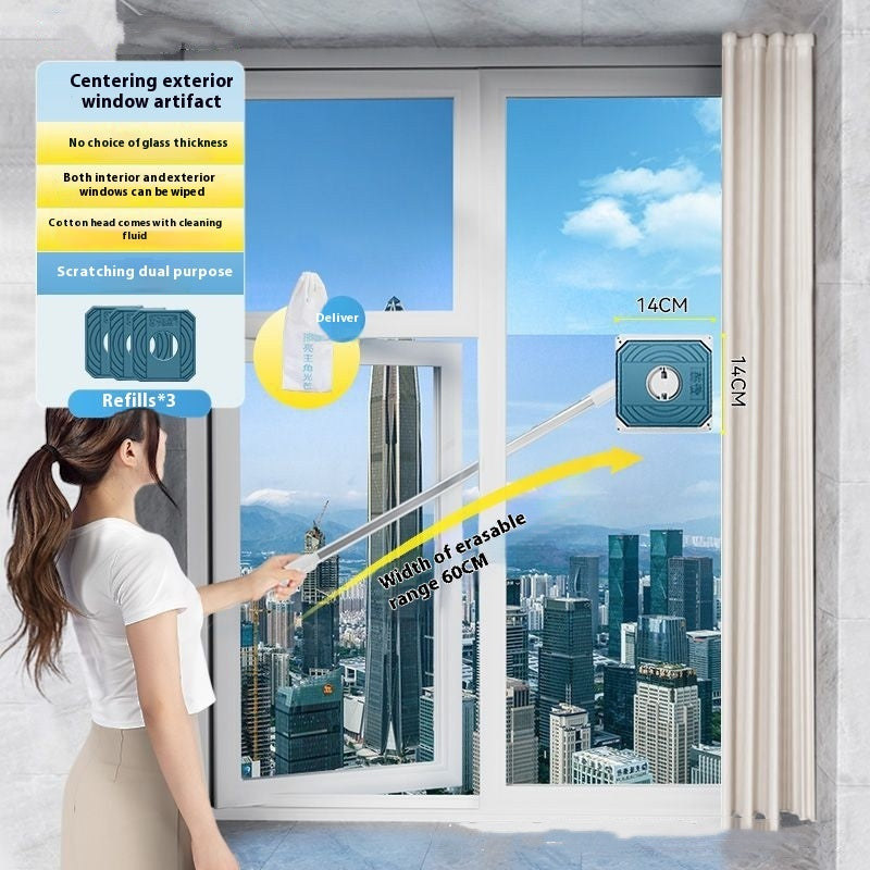 Eco-Friendly Reusable Window Cleaning Tool - Water-Saving, Chemical-Free