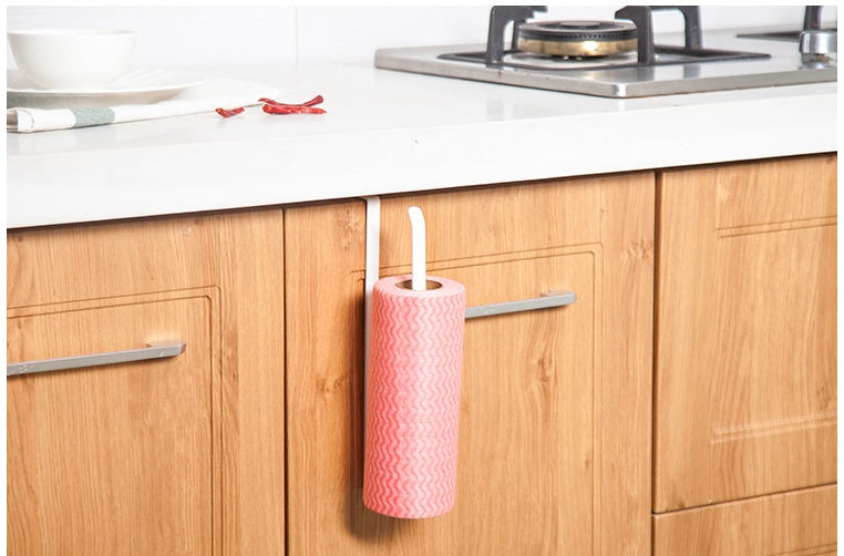 Space-Saving Under-Shelf Paper Towel Holder - No Tools Needed