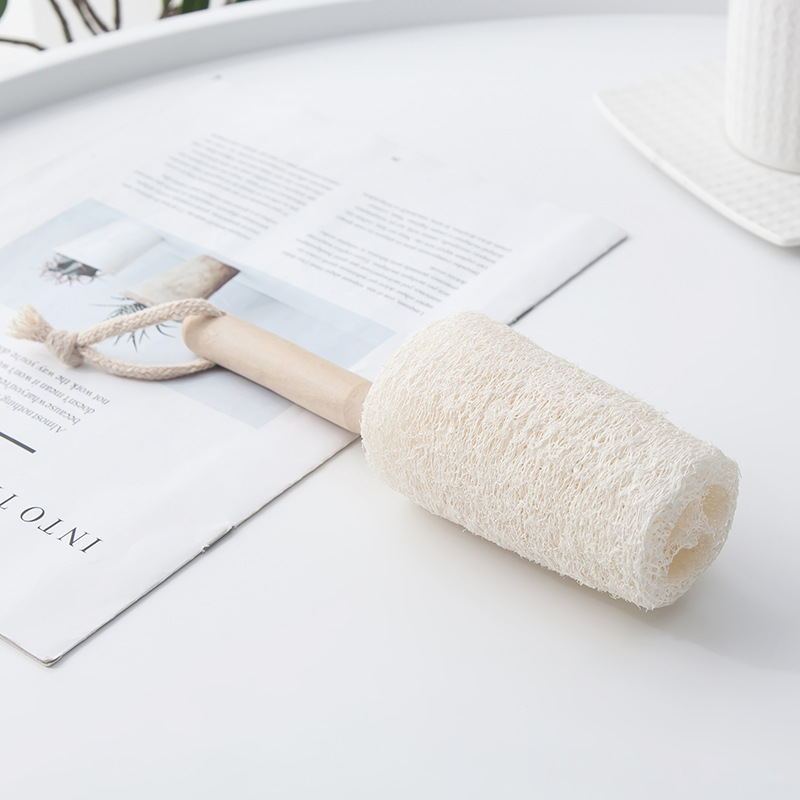 Eco-Friendly Loofah Toilet Brush - Sustainable Cleaning Tool