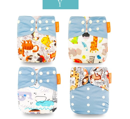 Eco-Friendly Reusable Cloth Diapers - Sustainable, Adjustable, and Gentle on Baby's Skin