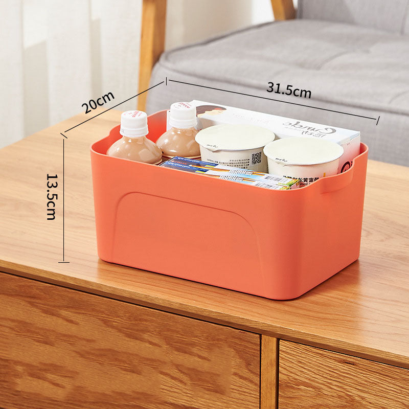 Stackable Rectangular Storage Bins - Space-Saving, Durable, Multi-Use