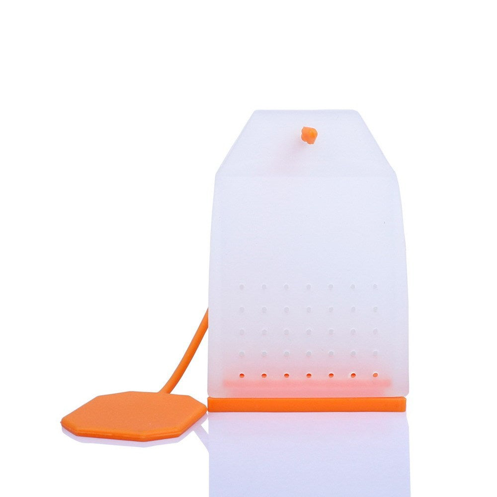 Eco-Friendly Reusable Silicone Tea Infuser Bags - Multicolored
