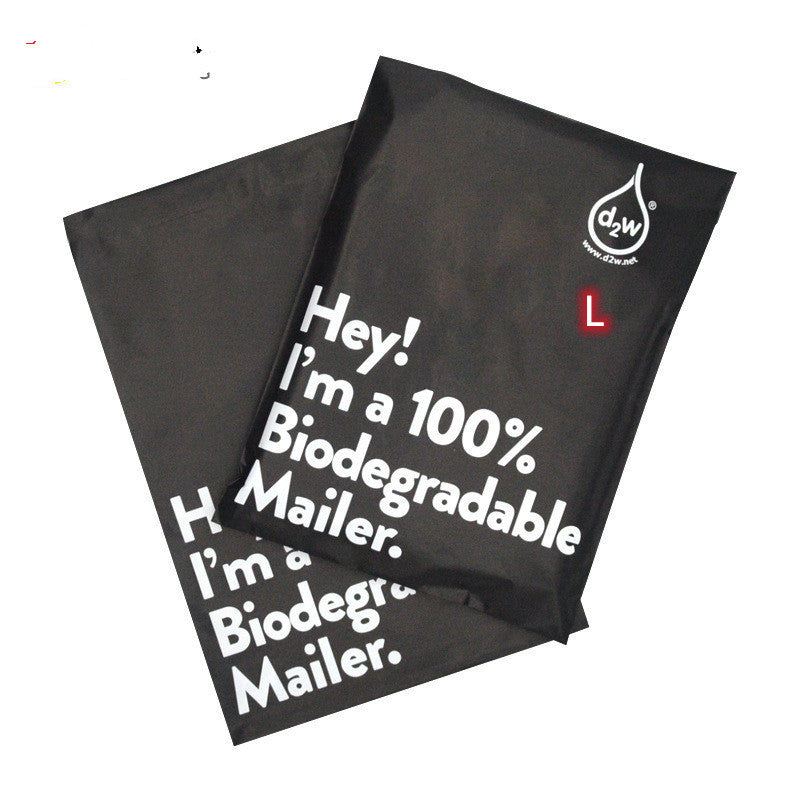 Eco-Friendly Biodegradable Mailer Bag - Blue Rectangular Shipping Solution