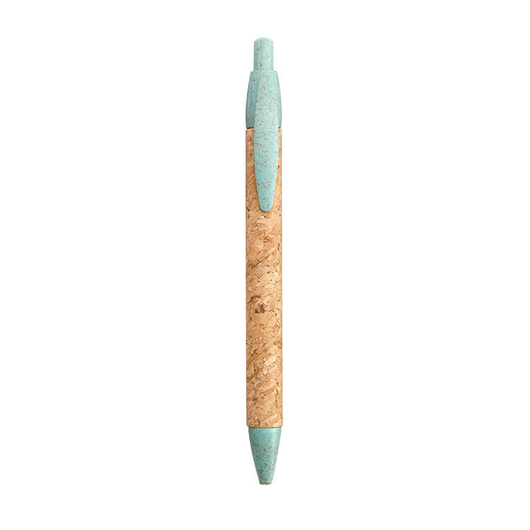 Eco-Friendly Pastel Cork Pens - Sustainable Stationery for Zero-Waste Living