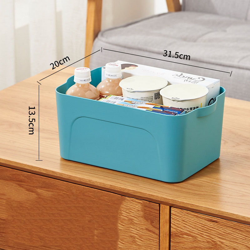 Stackable Rectangular Storage Bins - Space-Saving, Durable, Multi-Use