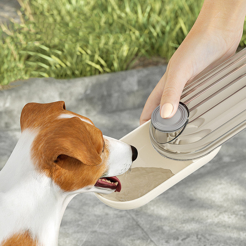 Portable 2-in-1 Pet Water and Food Container - Eco-Friendly Travel Solution
