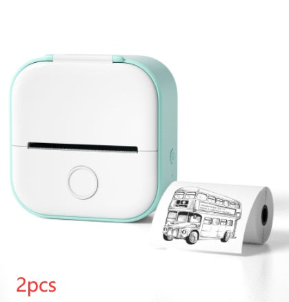 Compact Eco-Friendly Portable Label Printer for Home Organization