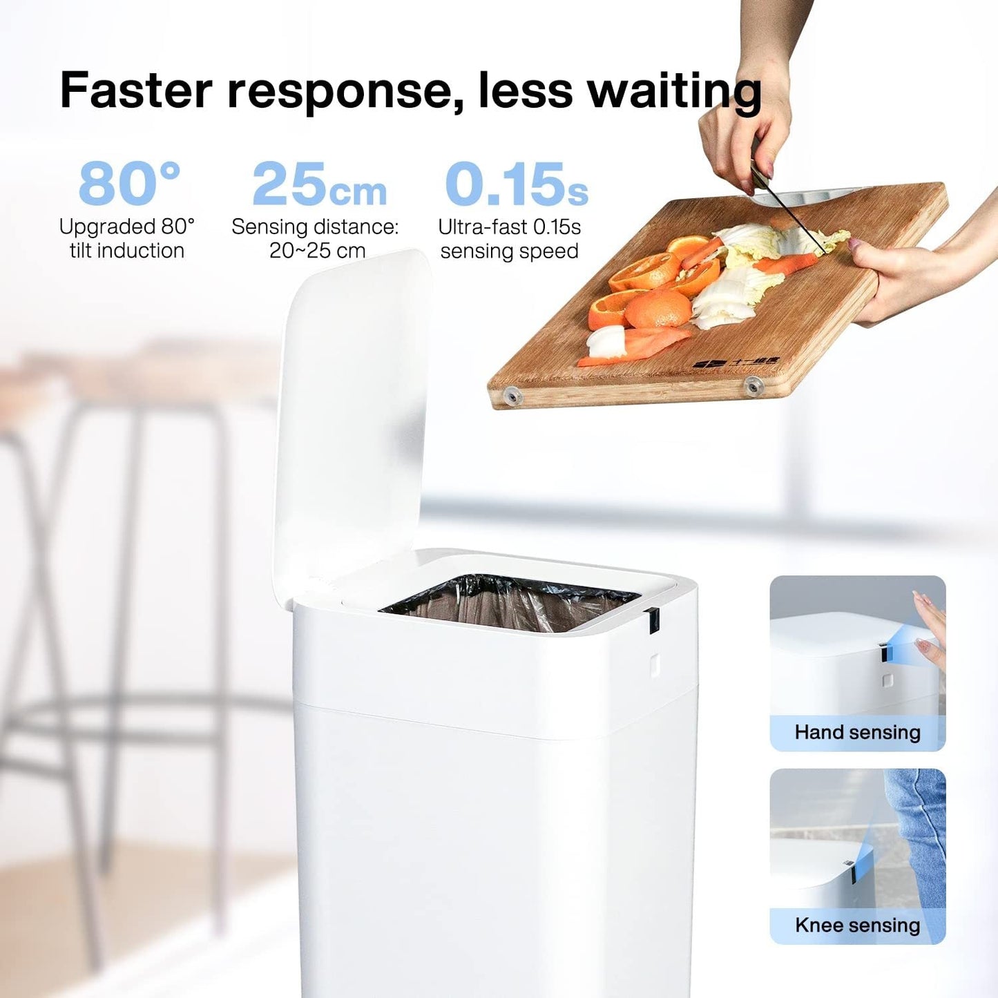 Smart Eco-Friendly Trash Can with Waste-Reducing Technology