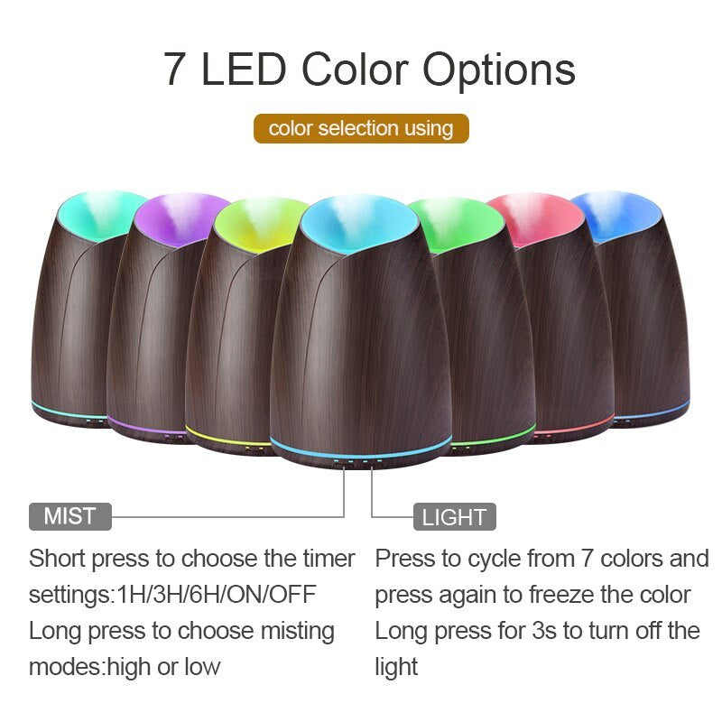 Compact Aromatherapy Diffuser with Water-Saving Technology