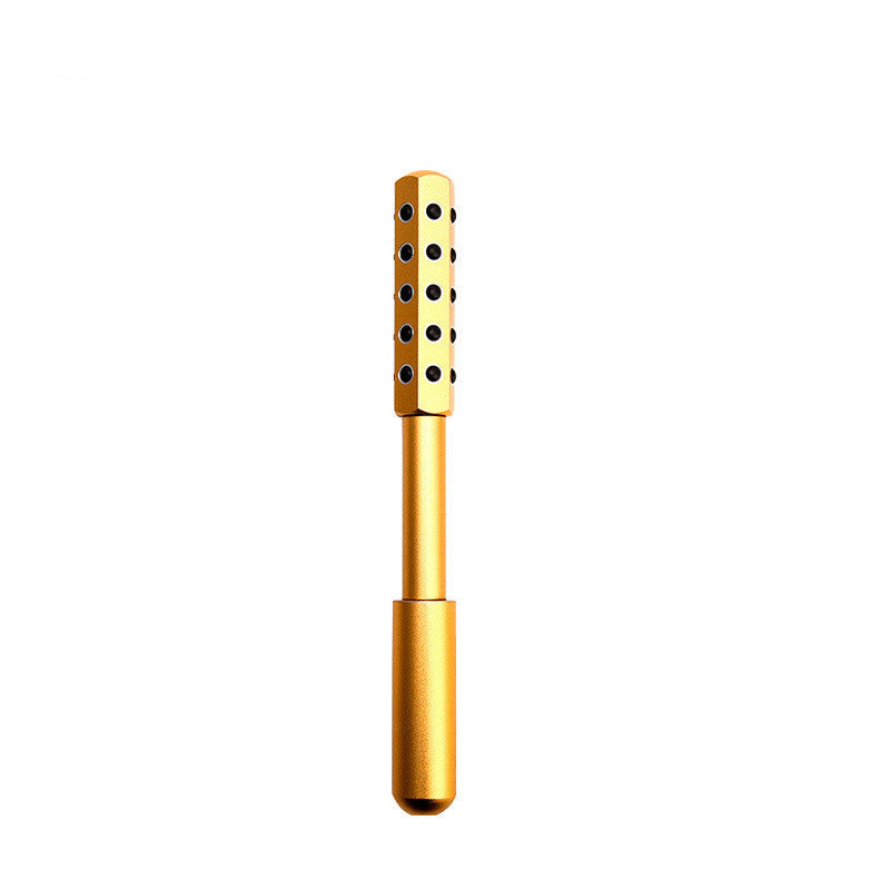Germanium Beauty Stick Facial Massage Tool - Metallic Pink