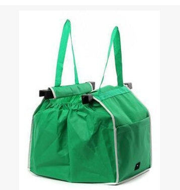 Eco-Friendly Reusable Green Shopping Bag for Groceries