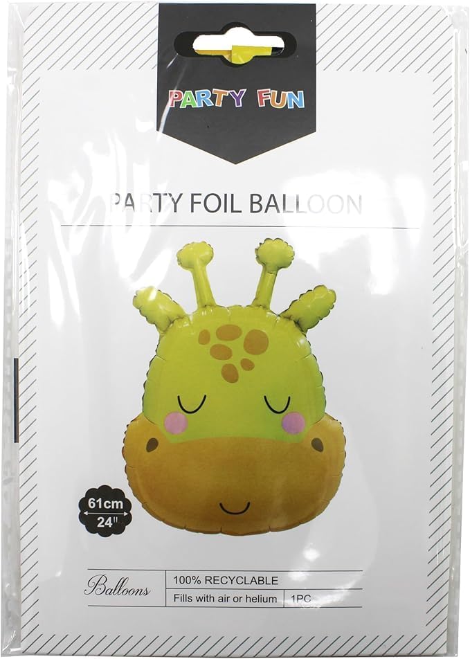 Jungle Safari Balloon 24 for Kids Birthday Party Decor Giraffe – Jungle Theme Party Supplies for UAE