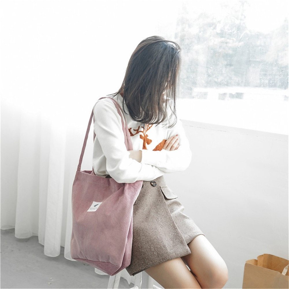 Eco-Friendly Light Pink Tote Bag - Sustainable & Reusable