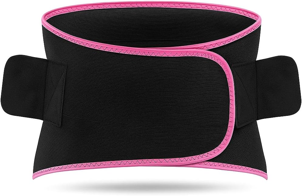 Waist Trimmer Belt for Women Waist Trainer Sauna Belt Tummy Toner Low Back and Lumbar Support with Sauna Suit Effect