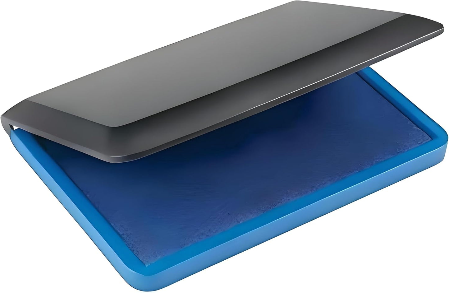 Stamp Pad – Premium Quick-Drying Ink for Clear, Smudge-Free Impressions – Ideal for Rubber & Polymer Stamps – Long-Lasting, Non-Toxic, Ink Pad for Office, Crafting, and DIY Projects, Blue