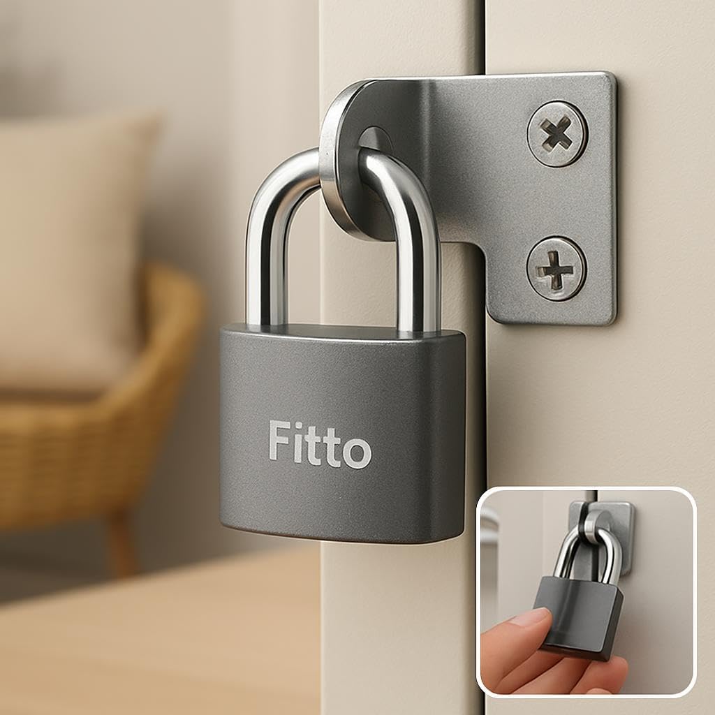 30mm Durable Padlock with Key for Enhanced Security
