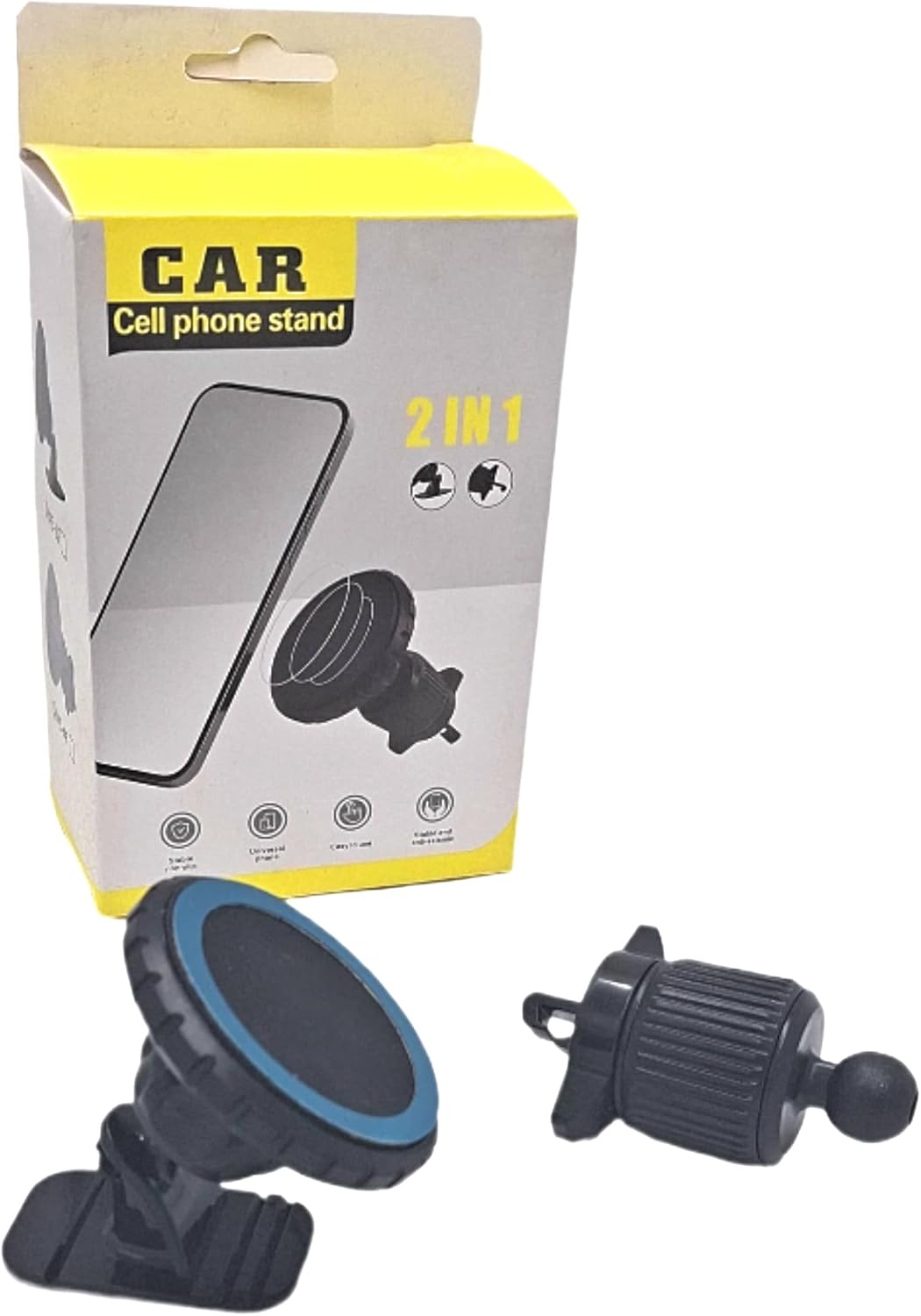 Car Mobile Phone Stand for Dashboard with 360° Rotation, Universal Holder