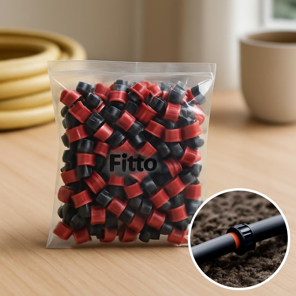 100 Pcs Red and Black Rubber/Plastic Sealing Components for Various Applications