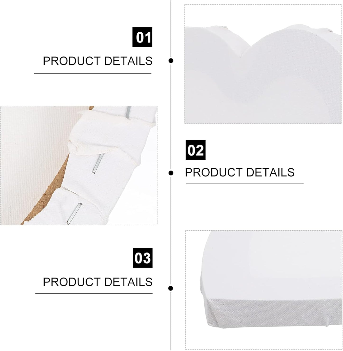 Canvas Heart Wall Art 20cm x 20cm, Romantic Home Decor, Heart Canvas Print, Wall Hanging Decoration