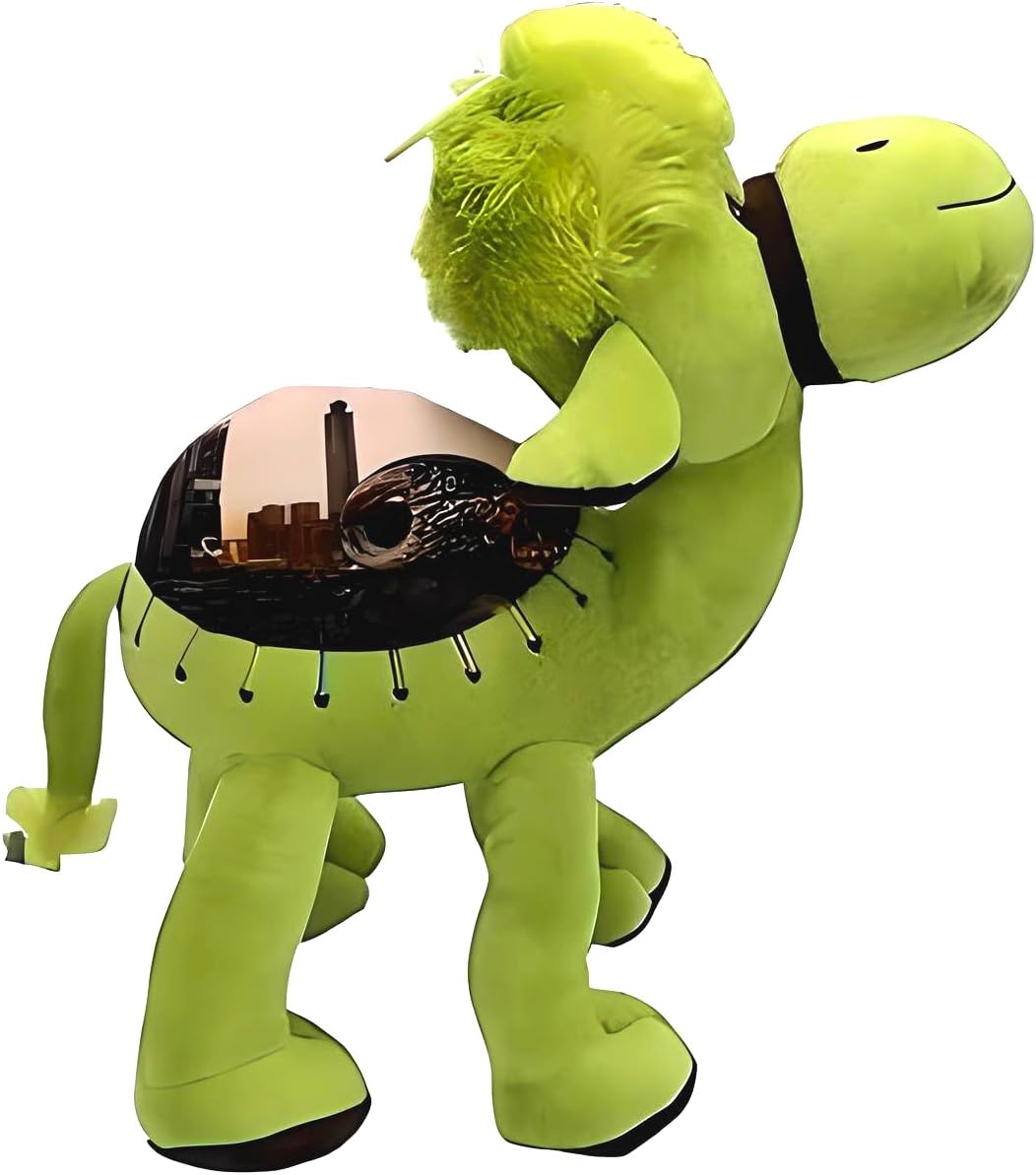 Green Camel 25 cm Home Decor plush toy – Camel Ornament for Living Room, Office & Garden Decor