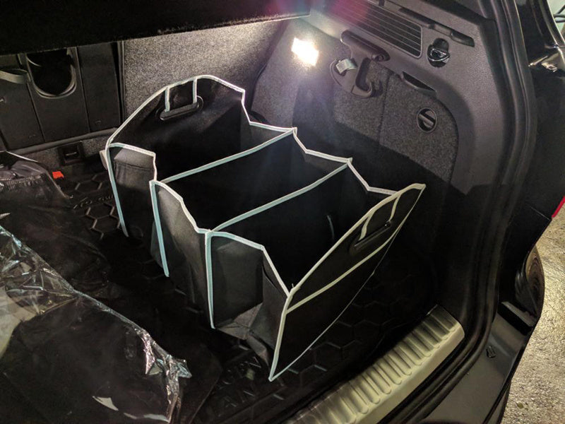 Eco-Friendly Black Storage Organizer with Three Compartments