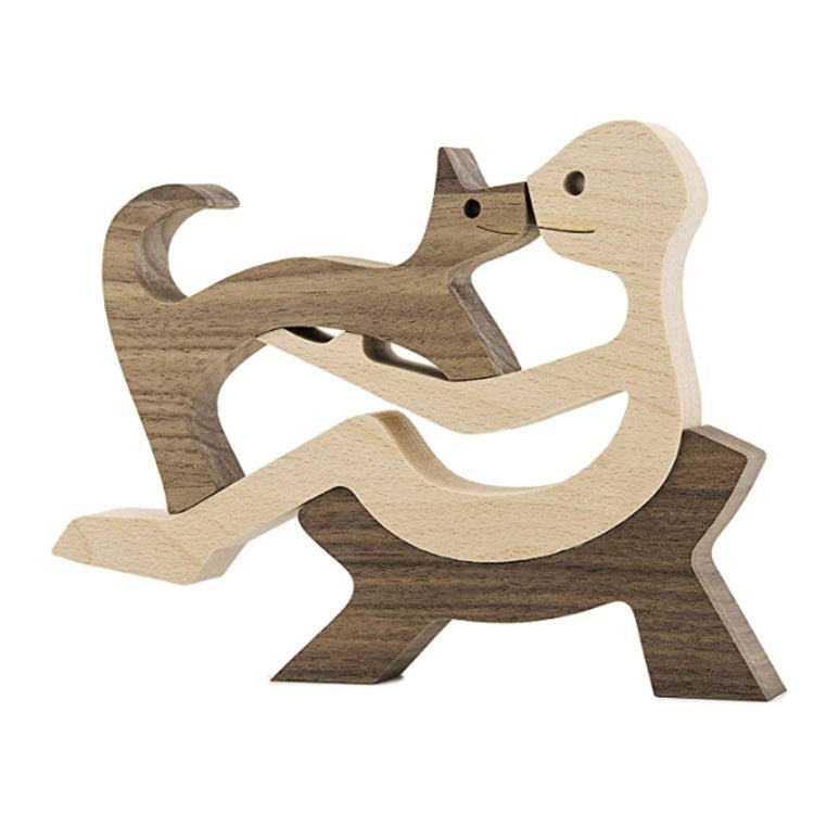 Eco-Friendly Wooden Animal Figurines - Sustainable Home Decor