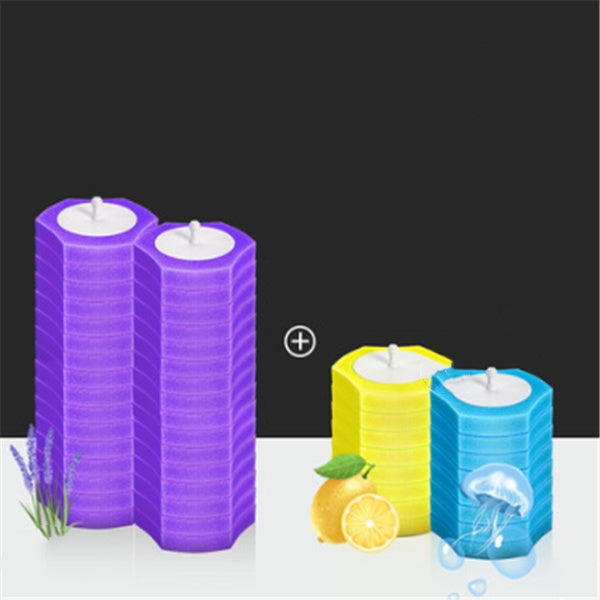 Eco-Friendly Toilet Brush with Holder & Cleaning Tablets