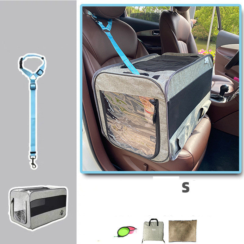 Portable Eco-Friendly Pet Crate for Travel and Home