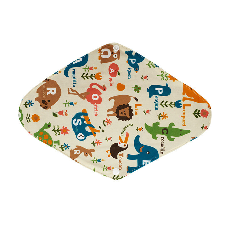 Eco-Friendly Reusable Cloth Menstrual Pads - Multicolored Patterns