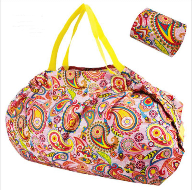 Eco-Friendly Foldable Shopping Bag - Reusable, Lightweight, Portable