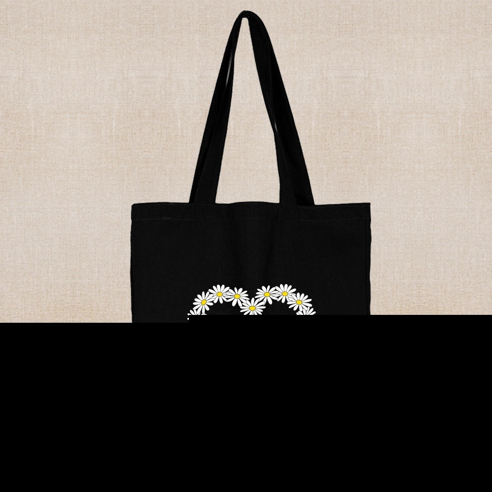 Eco-Friendly Daisy Tote Bag - Sustainable, Reusable, Durable
