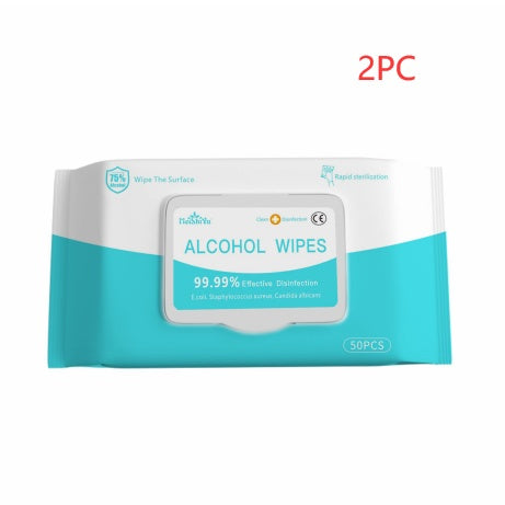 Eco-Friendly Alcohol Wipes - Portable Disinfectant Solution
