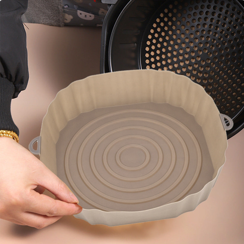 Reusable Silicone Air Fryer Liners - Eco-Friendly, Durable, Easy to Clean