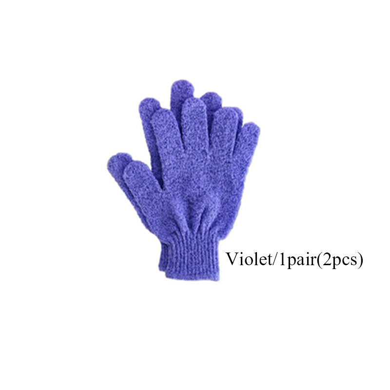Eco-Friendly Exfoliating Gloves - Reusable Pink & Green Skin Care