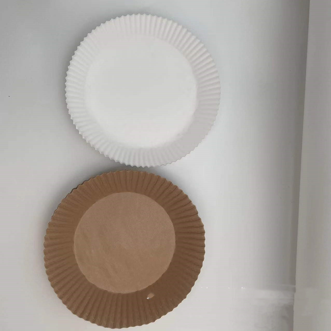 Eco-Friendly Air Fryer Paper Liners - Unbleached, Biodegradable, Round