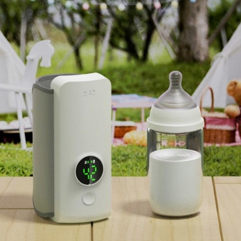 Portable Digital Bottle Warmer - Rechargeable & Eco-Friendly