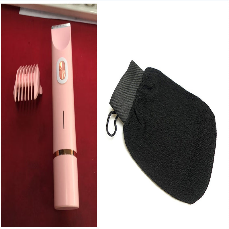 Rechargeable Pink Electric Hair Trimmer for Eco-Friendly Grooming