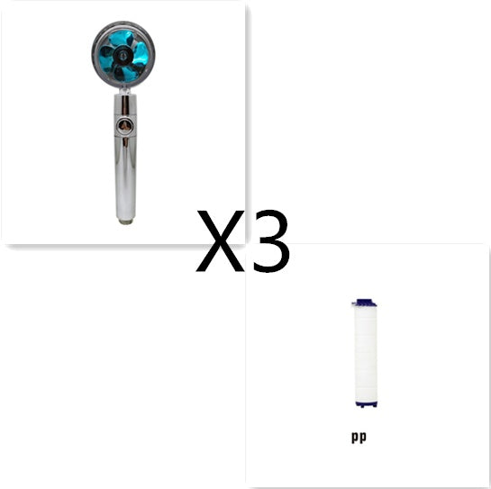 Water-Saving Handheld Shower Head with 360° Rotation and Adjustable Angles
