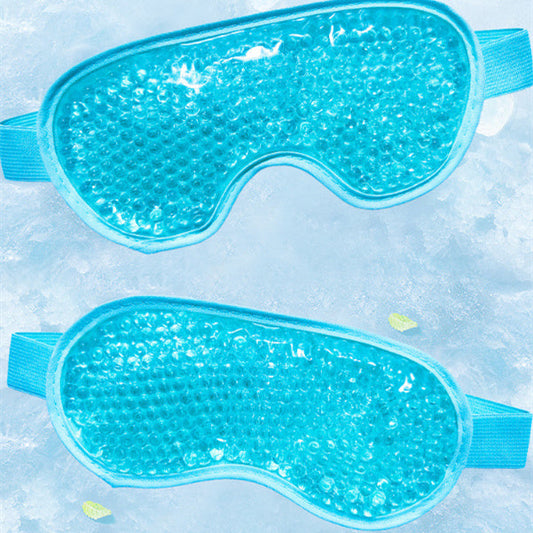 Blue Reusable Gel Eye Mask for Hot & Cold Therapy