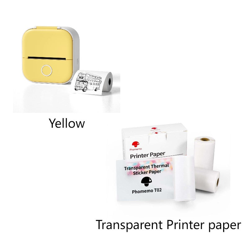 Compact Eco-Friendly Portable Label Printer for Home Organization