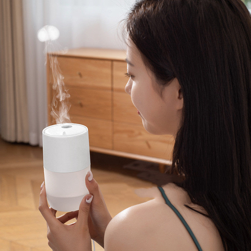 Ultrasonic Humidifier with Water-Saving Technology and Night Light